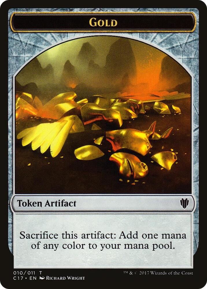 Zombie // Gold Double-Sided Token (Back)