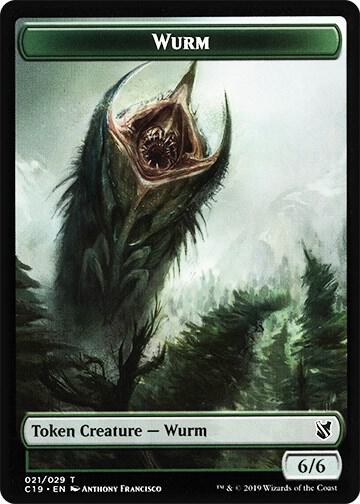 Beast (013) // Wurm Double-Sided Token (Back)