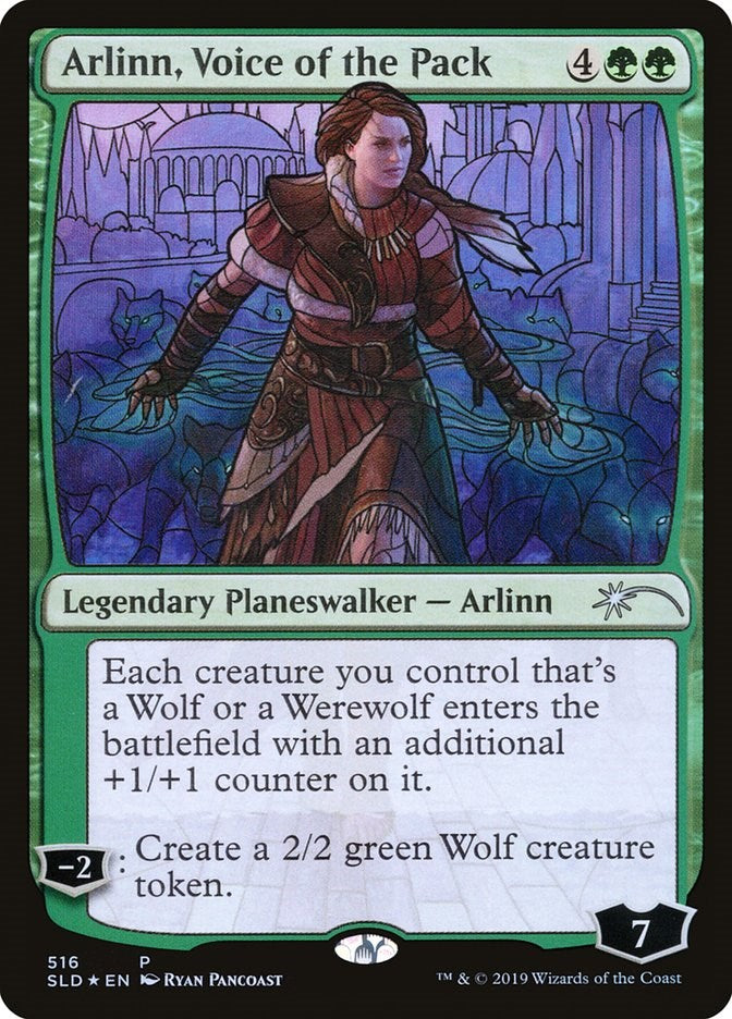 Arlinn, Voice of the Pack (Stained Glass)