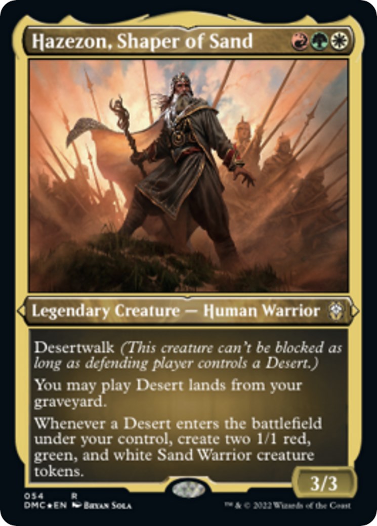 Hazezon, Shaper of Sand (Foil Etched)