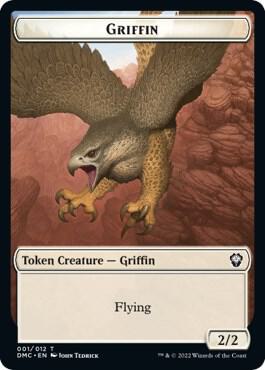 Zombie Knight // Griffin Double-Sided Token (Back)