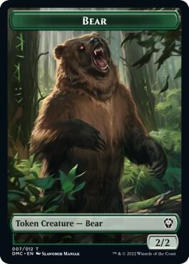 Kavu // Bear Double-Sided Token (Back)