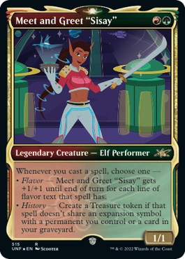 Meet and Greet "Sisay" (Showcase) (Galaxy Foil)
