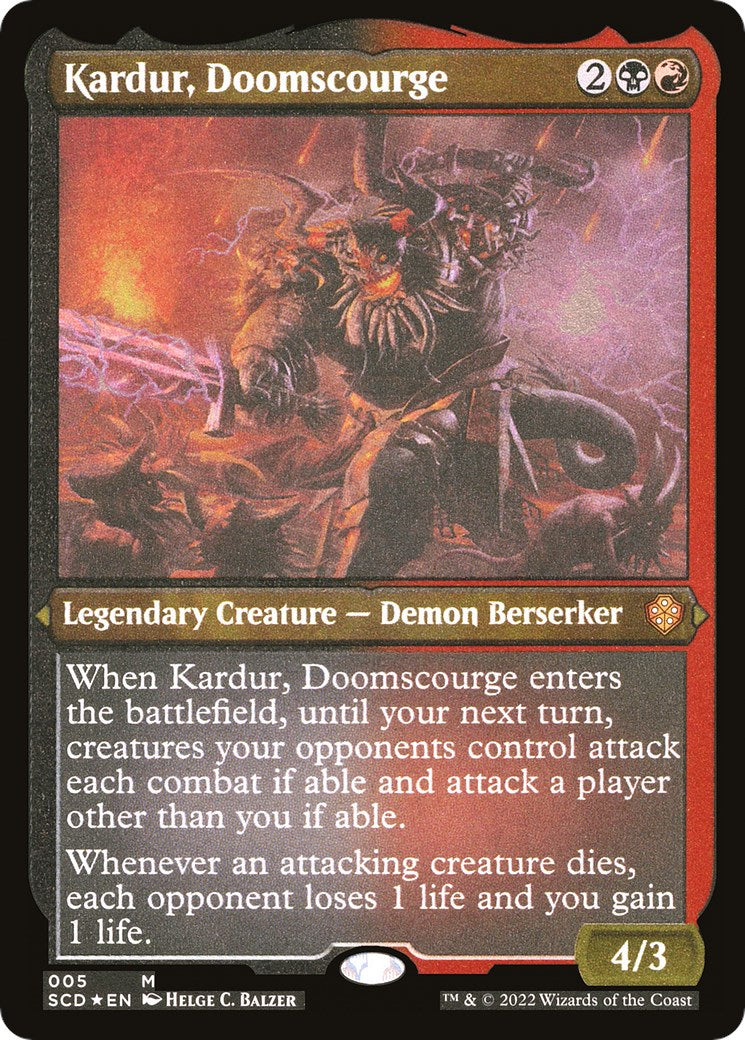 Kardur, Doomscourge (Foil Etched)