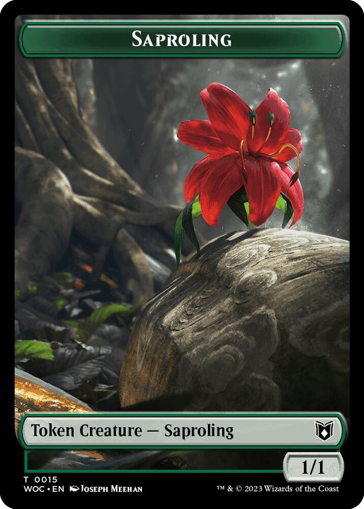Faerie // Saproling Double-Sided Token (Back)