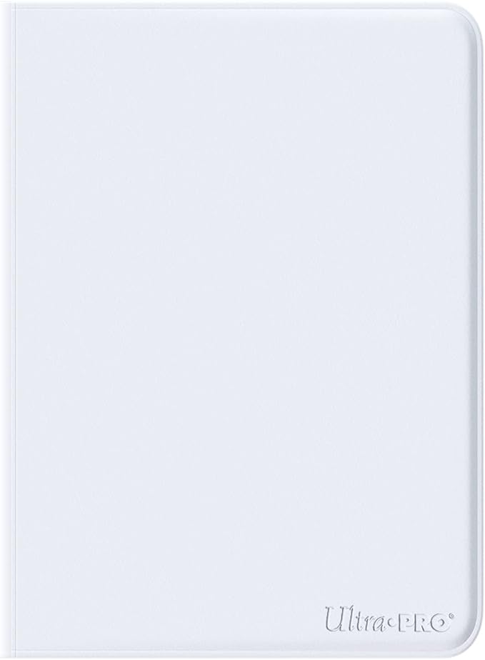 ULTRA PRO: 9-POCKET BINDER: VIVID WHITE