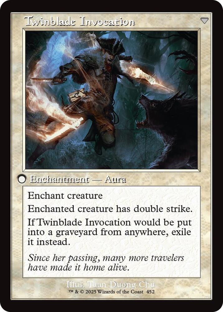 Twinblade Geist (Retro Frame) (Back)